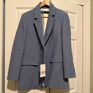 Zara Steel Blue Blazer